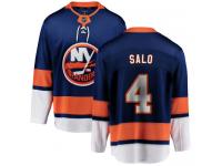 Men's New York Islanders #4 Robin Salo Royal Blue Home Breakaway NHL Jersey