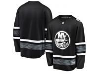 Men's New York Islanders Blank Adidas Black Authentic 2019 All-Star NHL Jersey