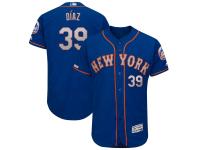 Men's New York Mets Edwin Diaz Majestic Royal Alternate Authentic Collection Flex Base Player Jersey
