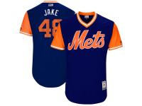 Men's New York Mets Jacob deGrom Jake Majestic Royal 2017 Players Weekend Jersey