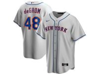 Men's New York Mets Jacob deGrom Nike Gray Road 2020 Player Jersey