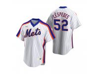 Men's New York Mets Yoenis Cespedes Nike White Cooperstown Collection Home Jersey