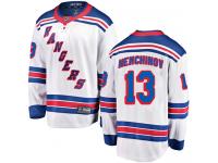Men's New York Rangers #13 Sergei Nemchinov White Away Breakaway NHL Jersey
