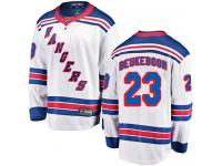 Men's New York Rangers #23 Jeff Beukeboom White Away Breakaway NHL Jersey
