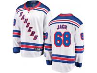 Men's New York Rangers #68 Jaromir Jagr White Away Breakaway NHL Jersey