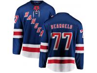 Men's New York Rangers #77 Anthony DeAngelo Royal Blue Home Breakaway NHL Jersey