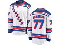 Men's New York Rangers #77 Anthony DeAngelo White Away Breakaway NHL Jersey