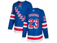 Men's New York Rangers adidas #23 Jeff Beukeboom Royal Authentic Jersey