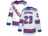 Men's New York Rangers adidas #23 Jeff Beukeboom White Authentic Jersey