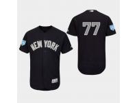 Men's New York Yankees 2019 Spring Training Clint Frazier Alternate Flex Base Jersey Navy