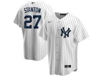 Men's New York Yankees Giancarlo Stanton Nike White Home 2020 Player Jersey