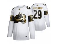 Men's NHL Avalanche Nathan MacKinnon Limited 2019-20 Golden Edition Jersey