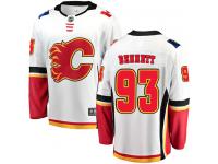 Men's NHL Calgary Flames #93 Sam Bennett Breakaway Away Jersey White