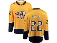 Men's NHL Nashville Predators #22 Kevin Fiala Breakaway Home Jersey Gold