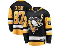 Men's NHL Pittsburgh Penguins #87 Sidney Crosby Breakaway Home Jersey Black