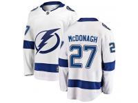 Men's NHL Tampa Bay Lightning #27 Ryan McDonagh Breakaway Away Jersey White