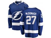 Men's NHL Tampa Bay Lightning #27 Ryan McDonagh Breakaway Home Jersey Royal Blue