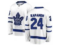 Men's NHL Toronto Maple Leafs #24 Kasperi Kapanen Breakaway Away Jersey White