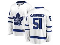 Men's NHL Toronto Maple Leafs #51 Jake Gardiner Breakaway Away Jersey White