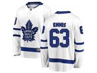 Men's NHL Toronto Maple Leafs #63 Tyler Ennis Breakaway Away Jersey White