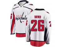 Men's NHL Washington Capitals #26 Nic Dowd Breakaway Away Jersey White