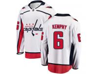 Men's NHL Washington Capitals #6 Michal Kempny Breakaway Away Jersey White