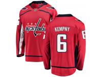 Men's NHL Washington Capitals #6 Michal Kempny Breakaway Home Jersey Red