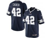 Men's Nike #42 Barry Church Dallas Cowboys Limited Team Color Home Jersey - Navy Blue