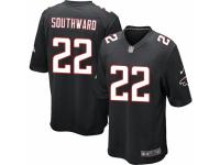 Men's Nike Atlanta Falcons #22 Dezmen Southward Game Black Alternate NFL Jersey