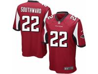 Men's Nike Atlanta Falcons #22 Dezmen Southward Game Red Team Color NFL Jersey