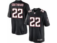 Men's Nike Atlanta Falcons #22 Dezmen Southward Limited Black Alternate NFL Jersey