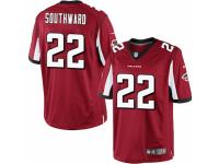 Men's Nike Atlanta Falcons #22 Dezmen Southward Limited Red Team Color NFL Jersey