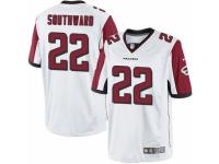 Men's Nike Atlanta Falcons #22 Dezmen Southward Limited White NFL Jersey
