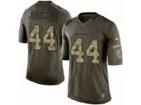 Men's Nike Baltimore Ravens #44 Kyle Juszczyk Limited Green Salute to Service Jersey