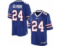 Men's Nike Buffalo Bills #24 Stephon Gilmore Limited Royal Blue Team Color NFL Jersey