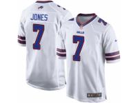 Men's Nike Buffalo Bills #7 Cardale Jones Game White NFL Jersey