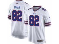 Men's Nike Buffalo Bills #82 Jim Dray Game White NFL Jersey