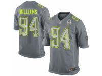 Men's Nike Buffalo Bills #94 Mario Williams Limited Grey 2014 Pro Bowl NFL Jersey
