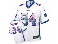 Men's Nike Buffalo Bills #94 Mario Williams Limited White Drift Fashion NFL Jersey