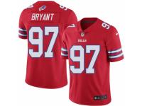 Men's Nike Buffalo Bills #97 Corbin Bryant Limited Red Rush NFL Jersey