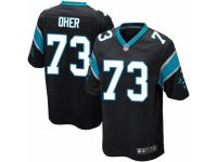 Men's Nike Carolina Panthers #73 Michael Oher Game Black Team Color NFL Jersey