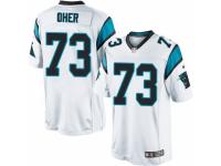 Men's Nike Carolina Panthers #73 Michael Oher Limited White NFL Jersey