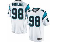 Men's Nike Carolina Panthers #98 Star Lotulelei Limited White NFL Jersey