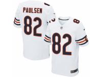 Men's Nike Chicago Bears #82 Logan Paulsen Elite White NFL Jersey