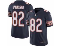 Men's Nike Chicago Bears #82 Logan Paulsen Limited Navy Blue Rush NFL Jersey