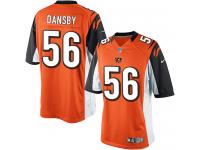 Men's Nike Cincinnati Bengals #56 Karlos Dansby Limited Orange Alternate NFL Jersey