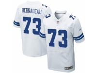 Men's Nike Dallas Cowboys #73 Mackenzy Bernadeau Elite White NFL Jersey