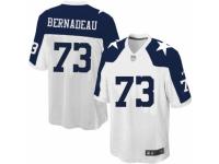 Men's Nike Dallas Cowboys #73 Mackenzy Bernadeau Game White Throwback Alternate NFL Jersey