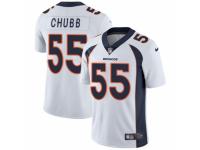 Men's Nike Denver Broncos #55 Bradley Chubb White Vapor Untouchable Limited Player NFL Jersey