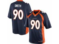 Men's Nike Denver Broncos #90 Antonio Smith Limited Navy Blue Alternate NFL Jersey